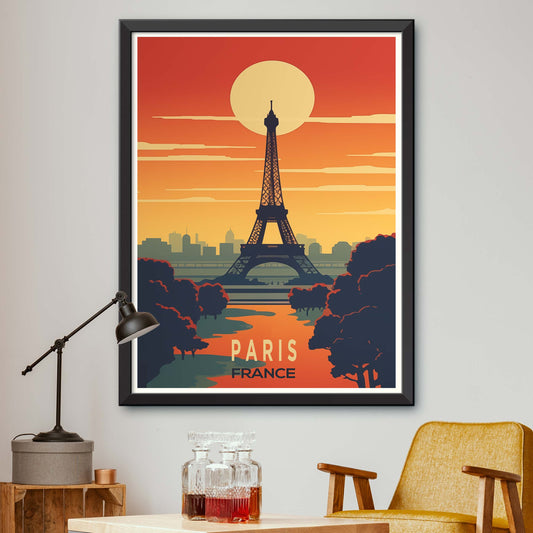 Parisian Panache: Eiffel Tower Sunset