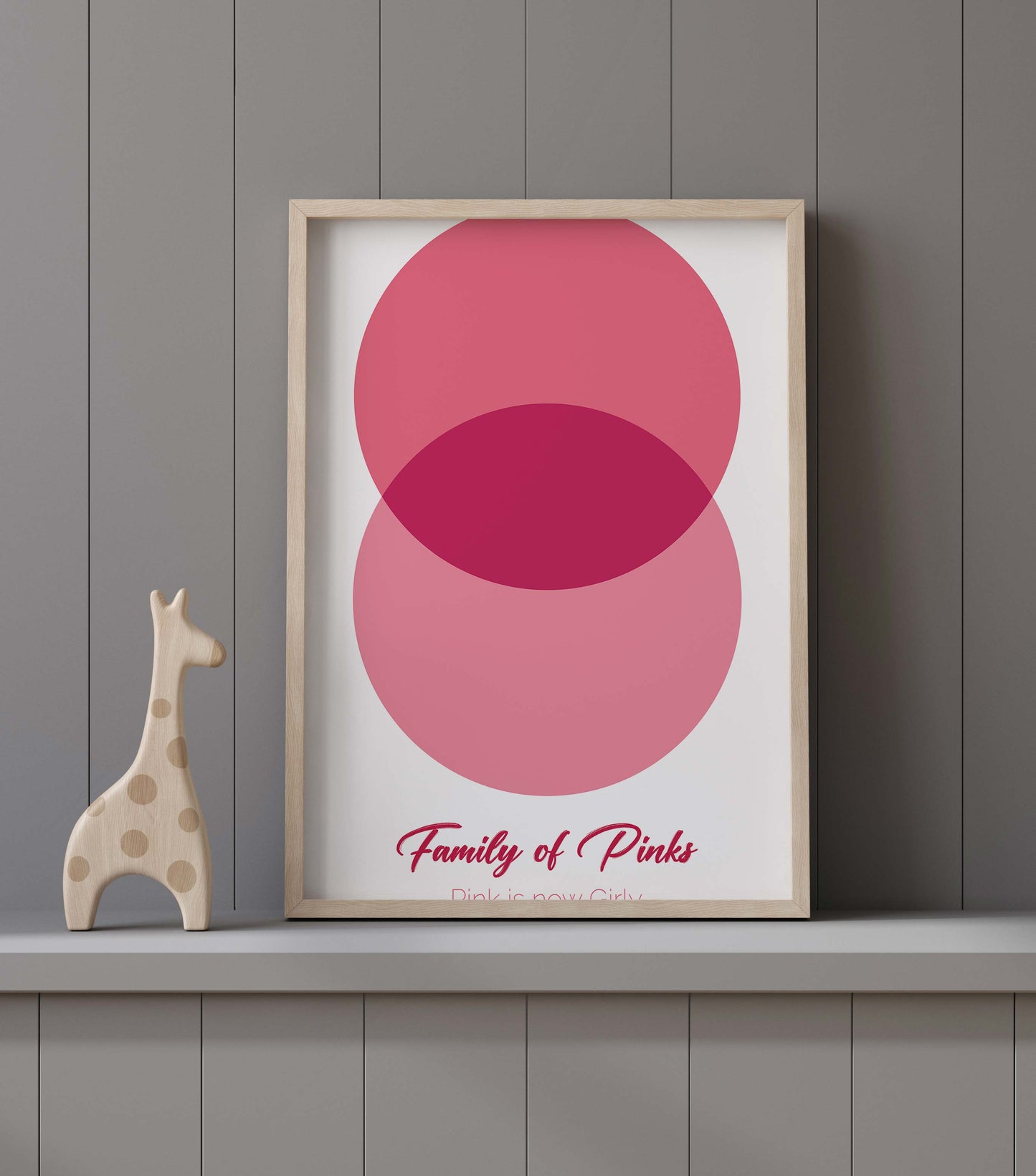 Pink Circle Print