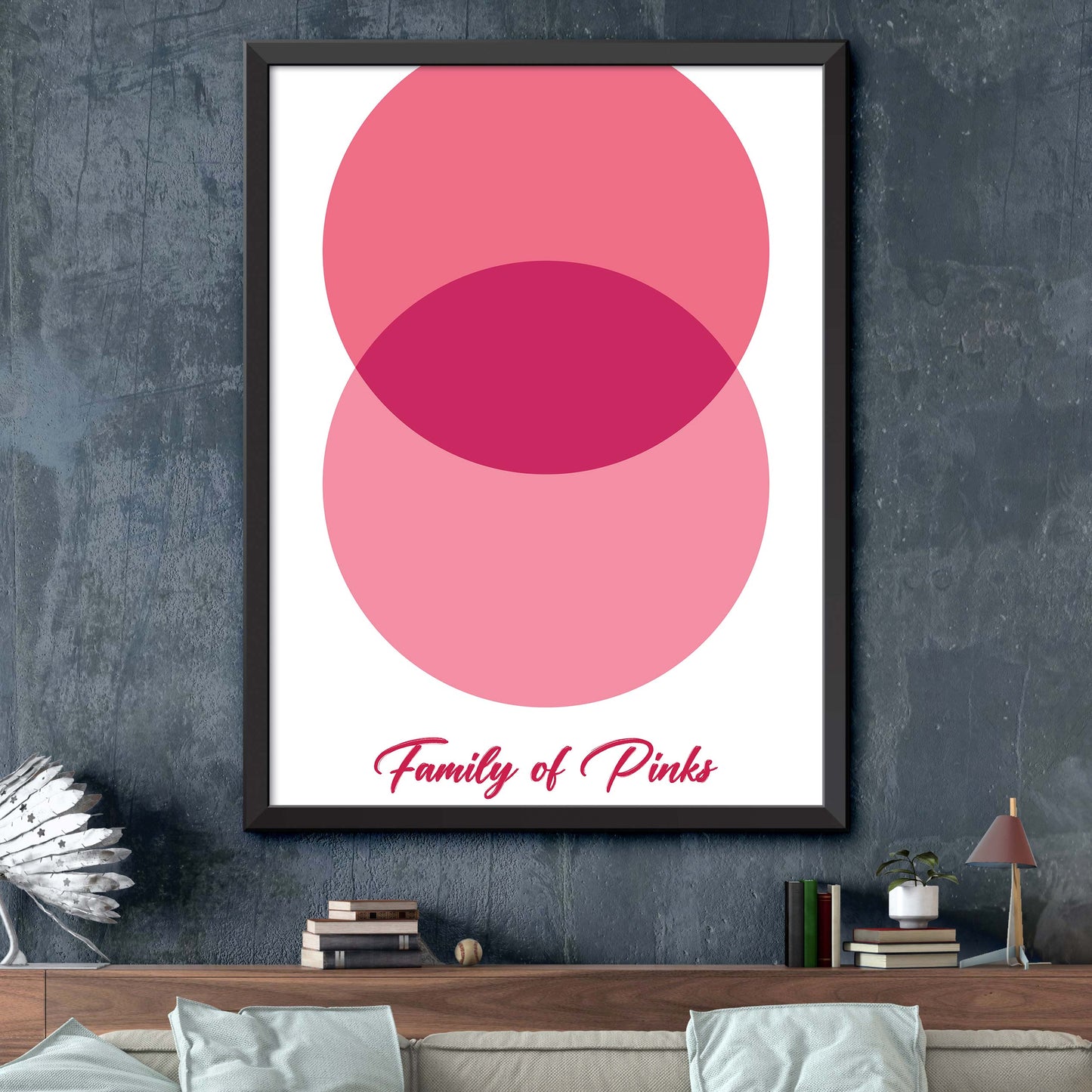 Pink Circle Print