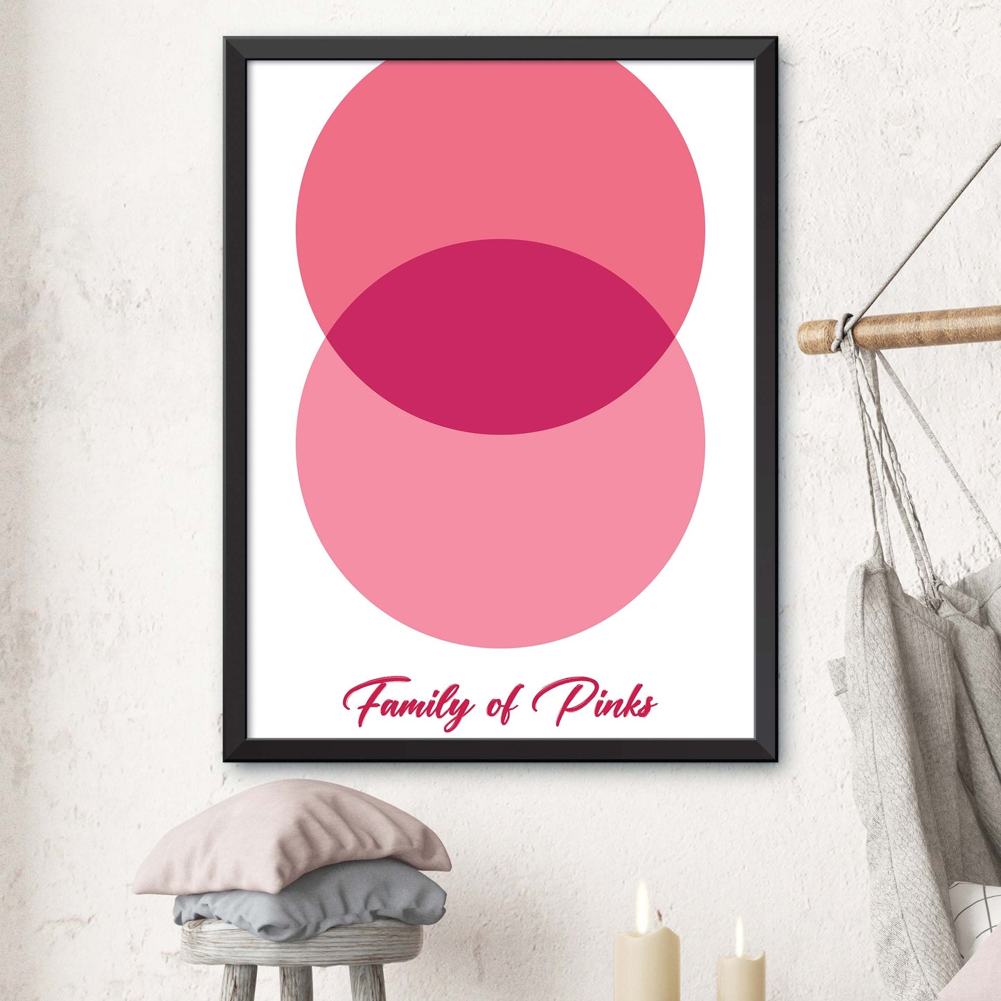 Pink Circle Print