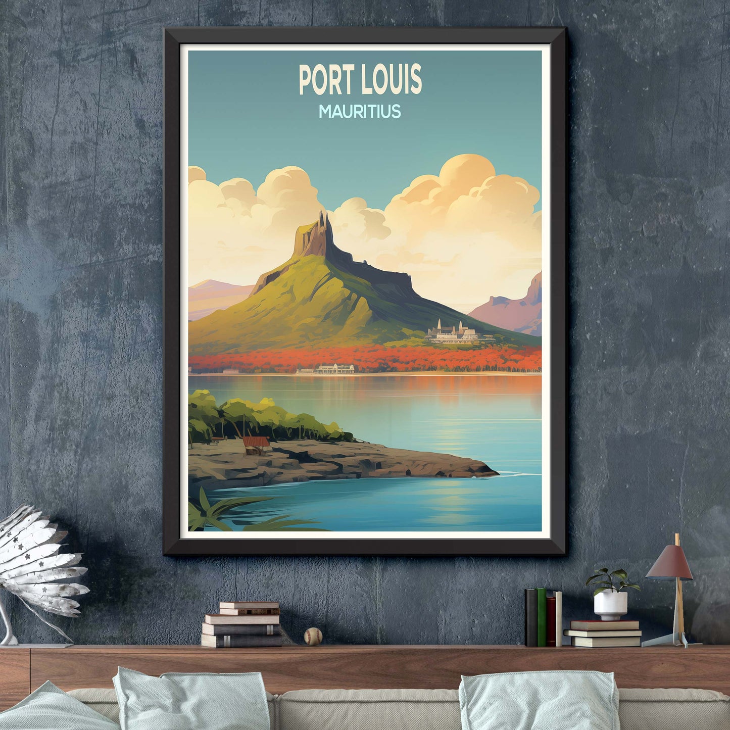 Port Louis, Mauritius, Travel Print