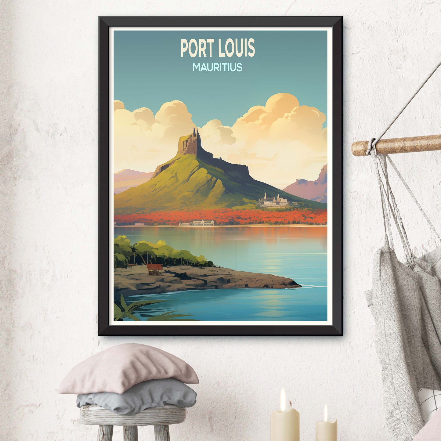 Port Louis, Mauritius, Travel Print