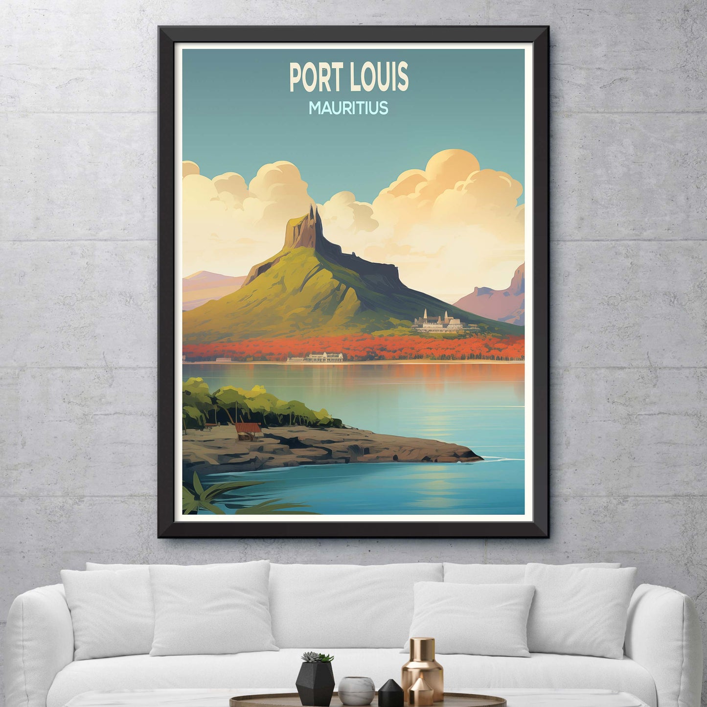 Port Louis, Mauritius, Travel Print