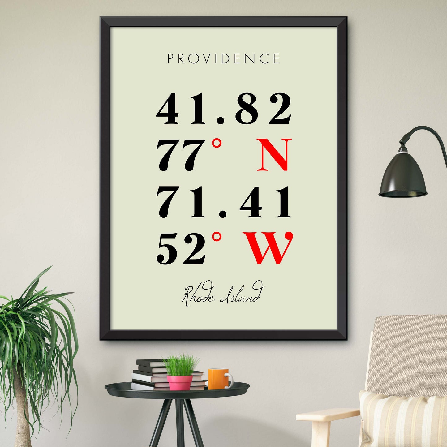 Providence Coordinate Map