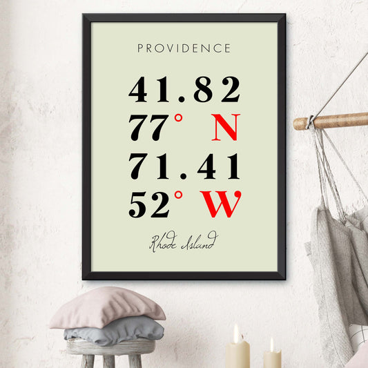 Providence Coordinate Map