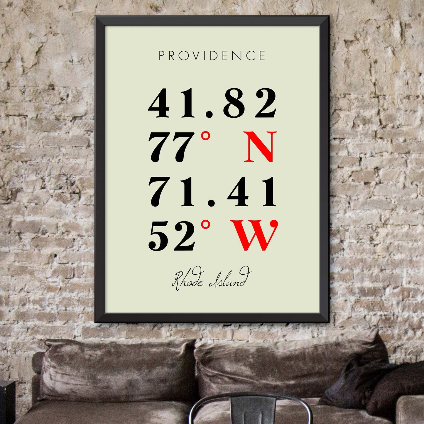 Providence Coordinate Map