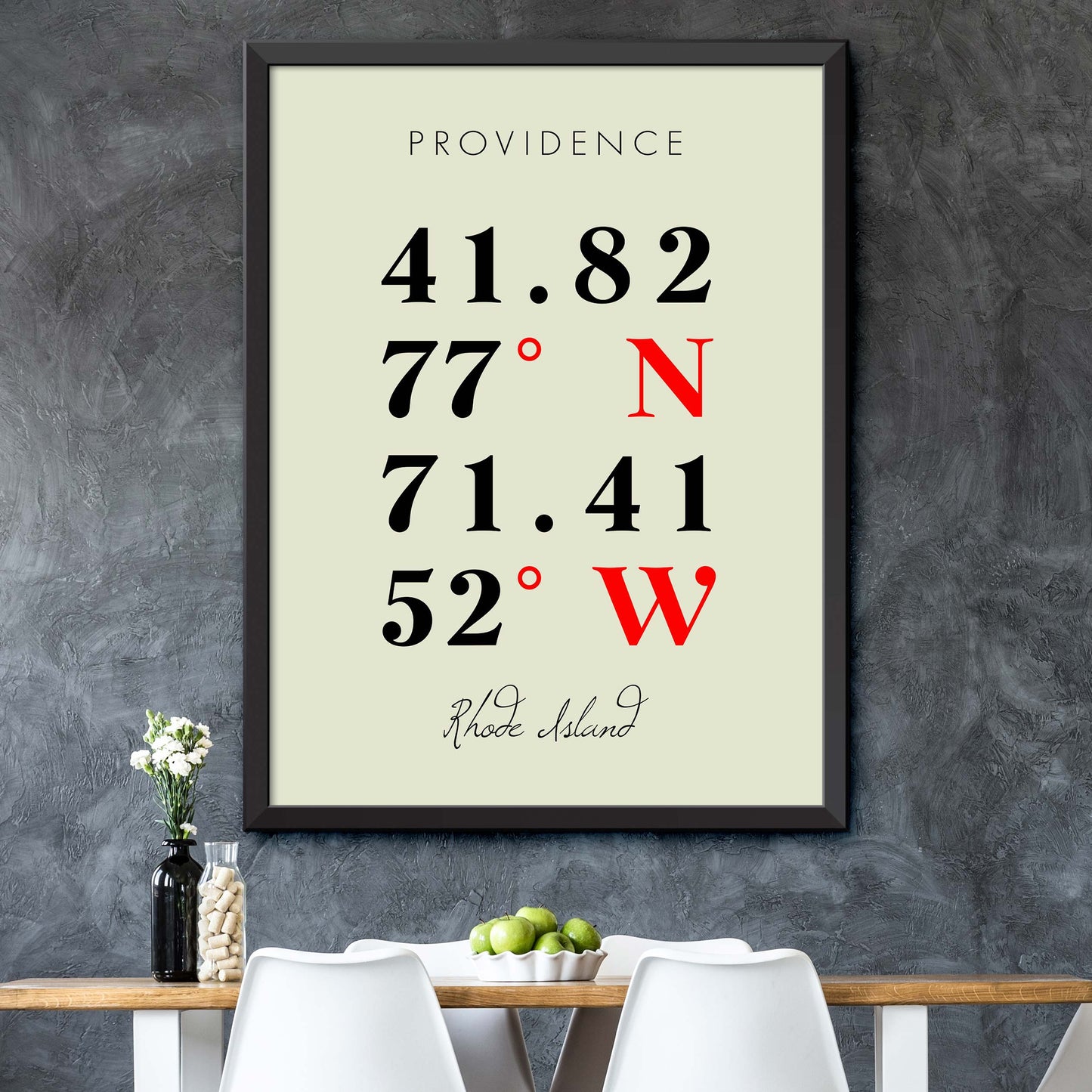 Providence Coordinate Map