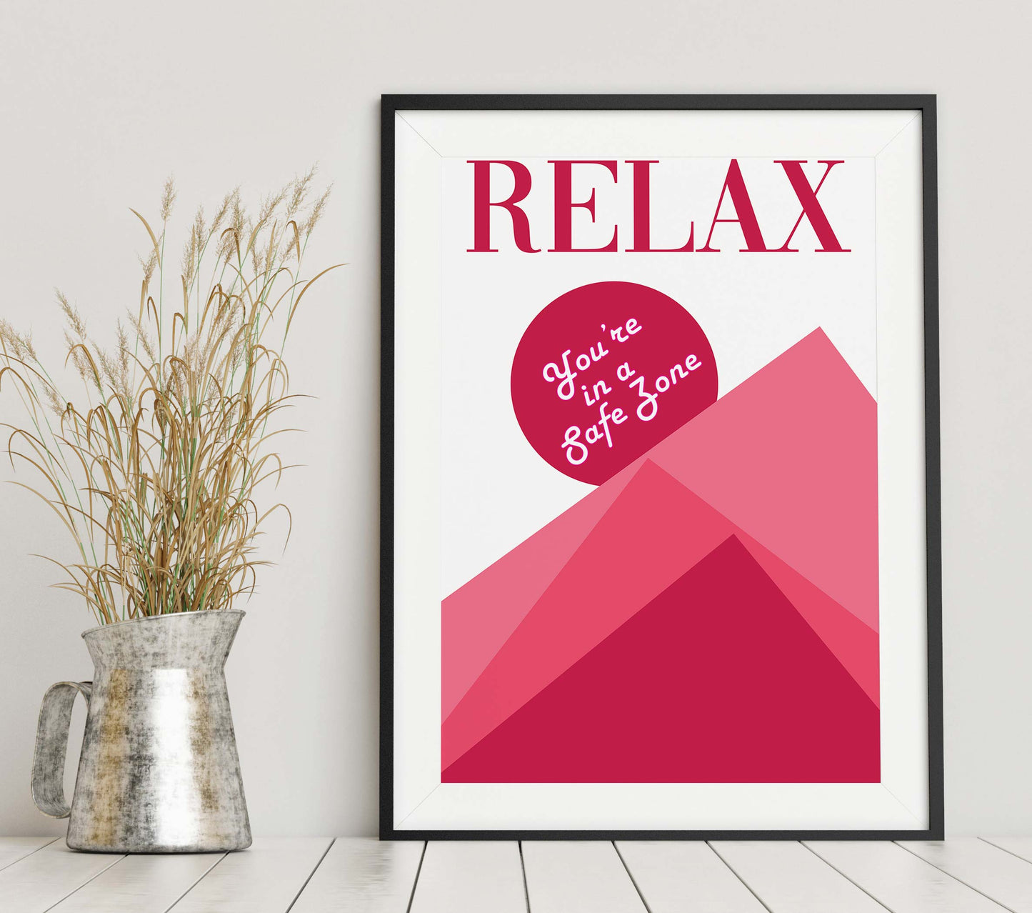 Pink Relaxation Poster