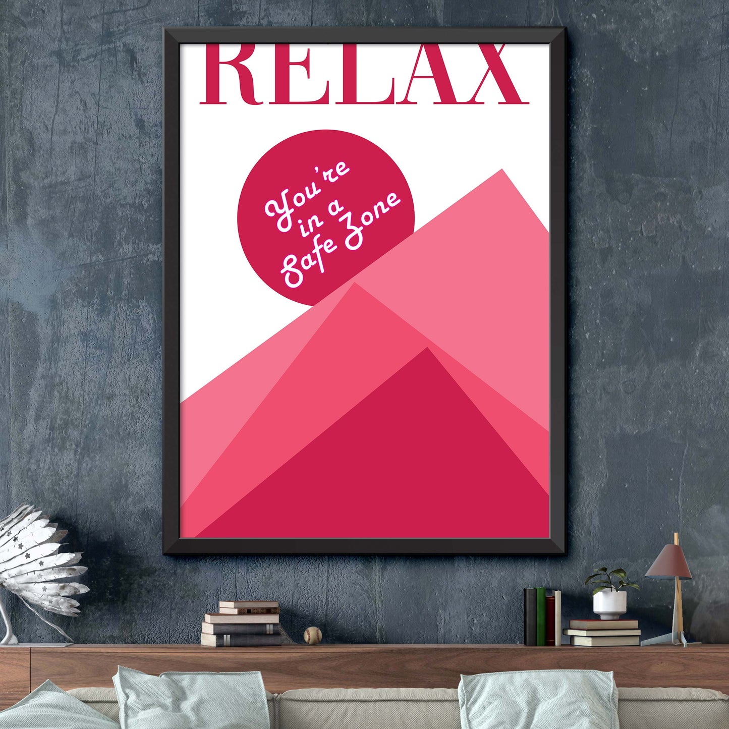 Pink Relaxation Poster