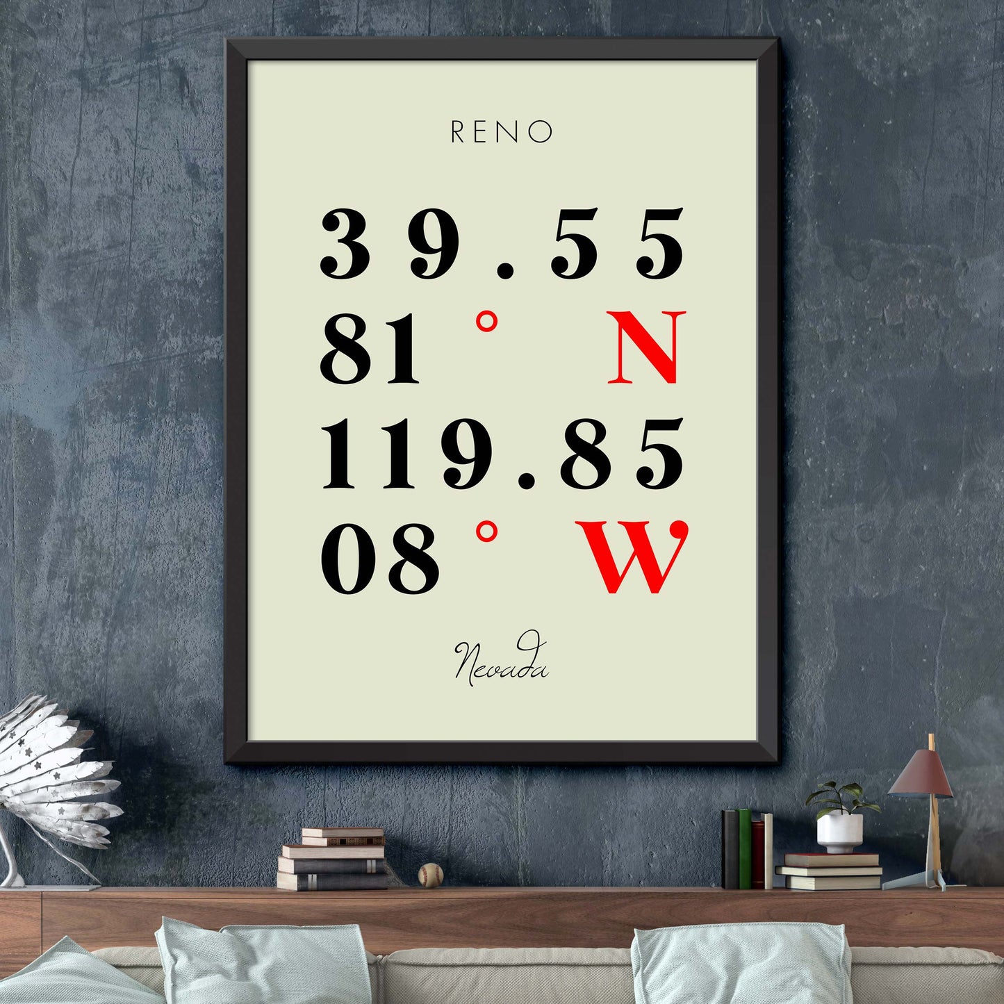 Reno Coordinate Map