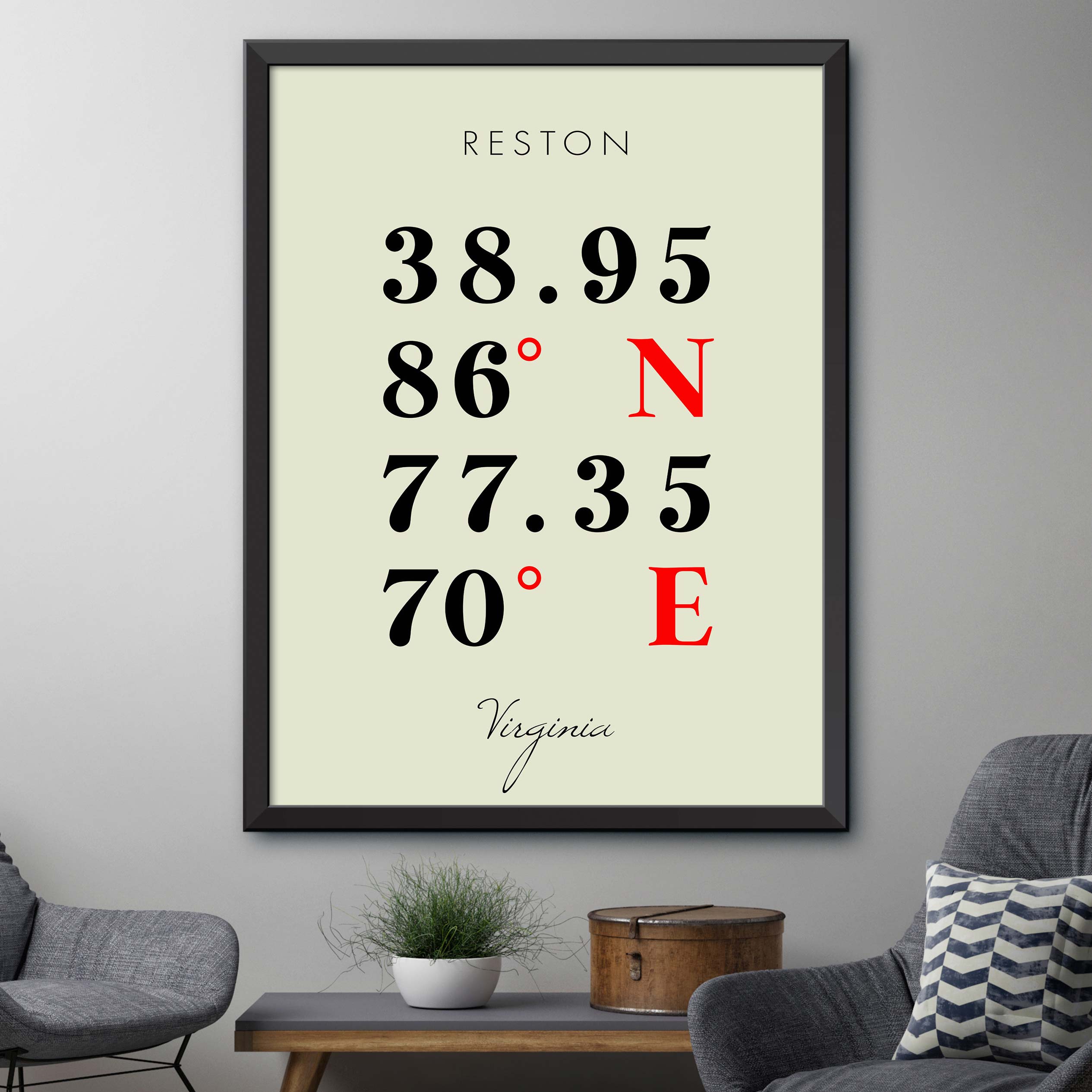 Reston Coordinate Map – Dormfuly