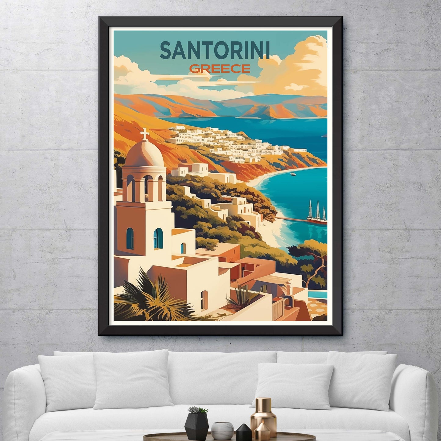 Santorini Dreams: Aegean Majesty