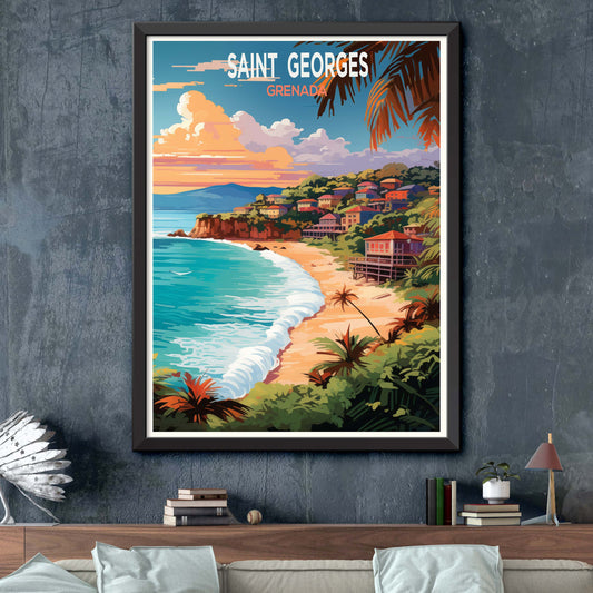 Saint Georges Grenada Print