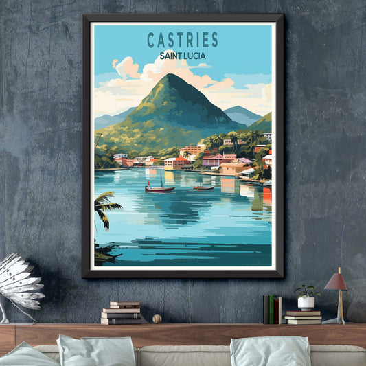 Saint_Lucia_Castries Print