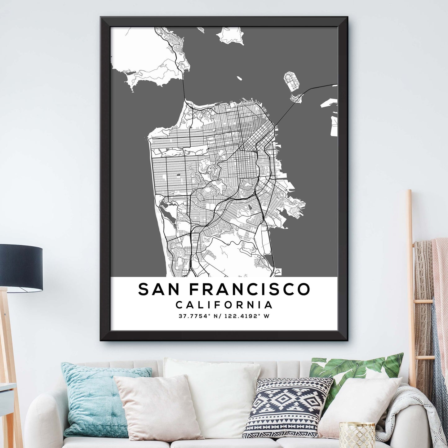 San-Francisco,California Map Print