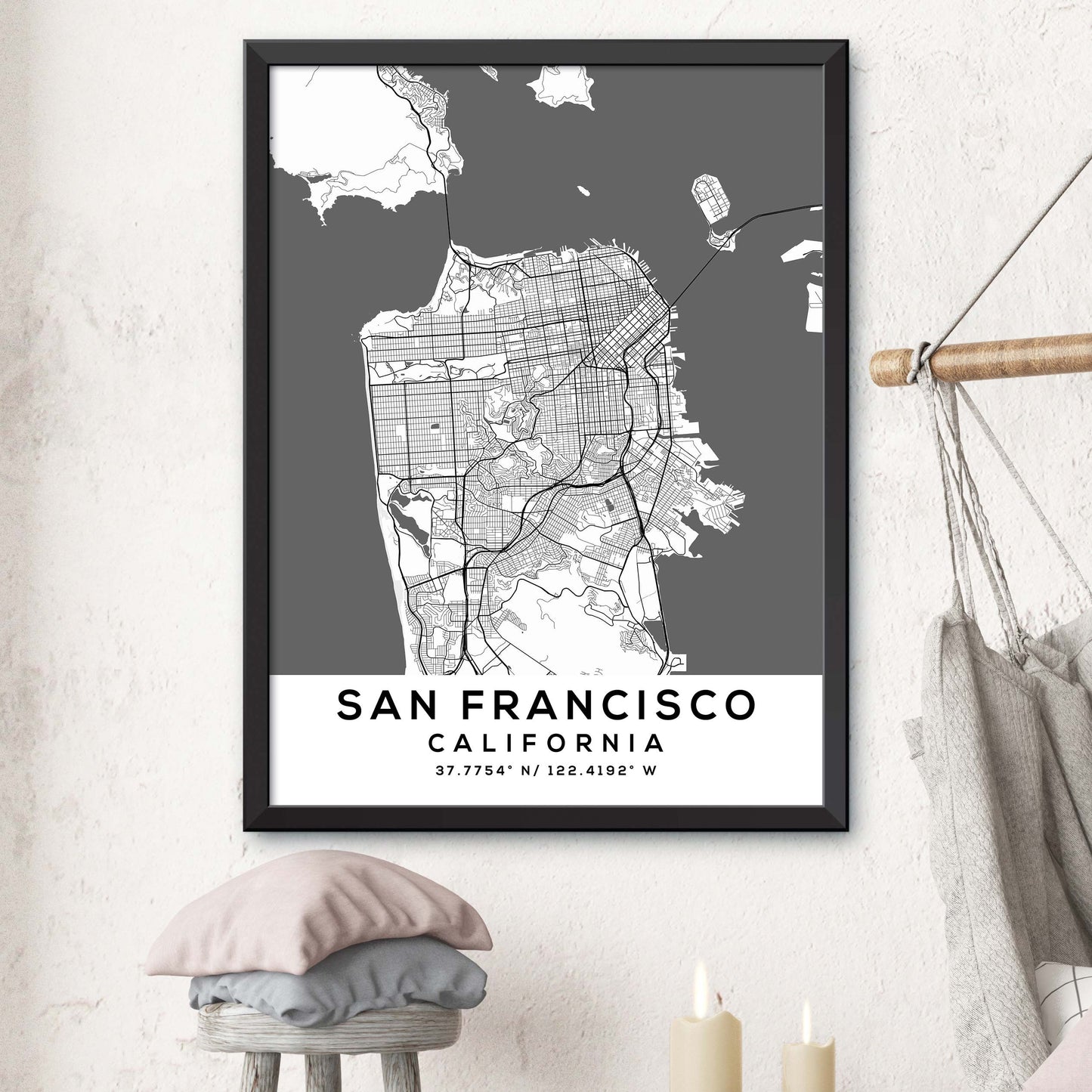 San-Francisco,California Map Print