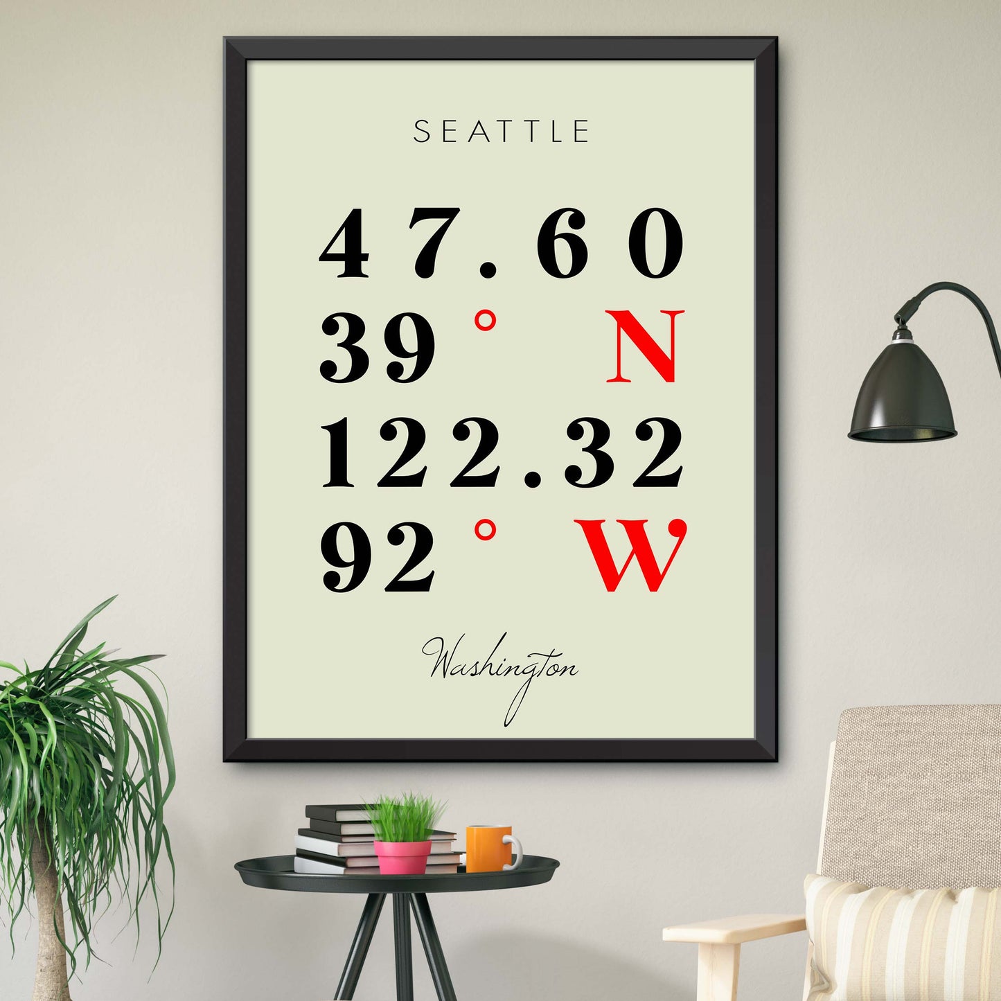 Seattle Coordinate Map