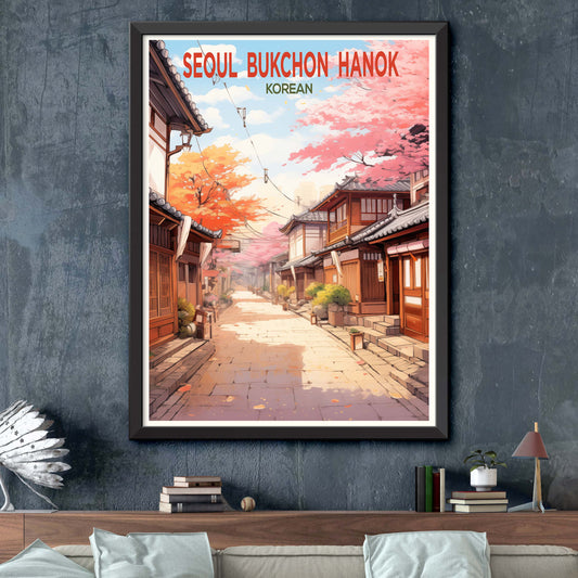 Seoul Bukchon Hanok Village, South Korea Tranquil Tradition