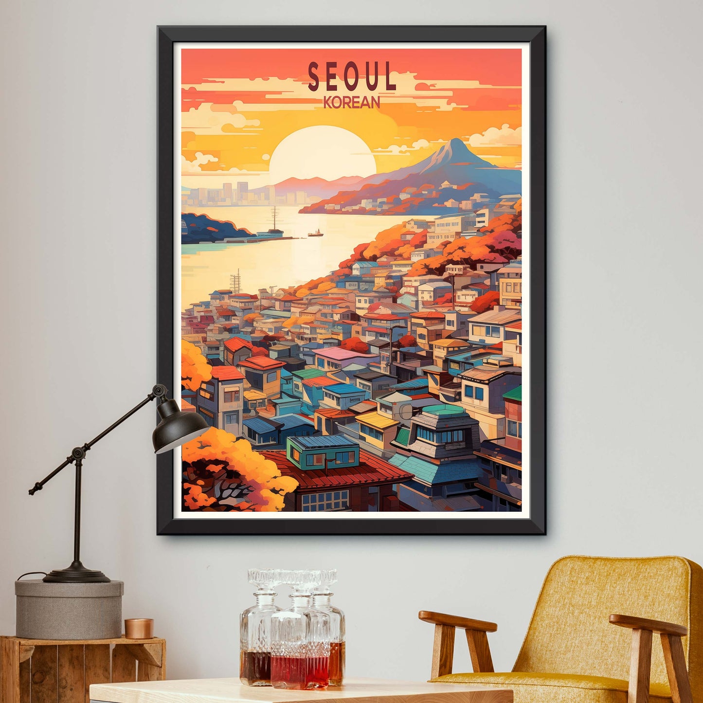 Seoul_Korean,Travel Print Wall Art