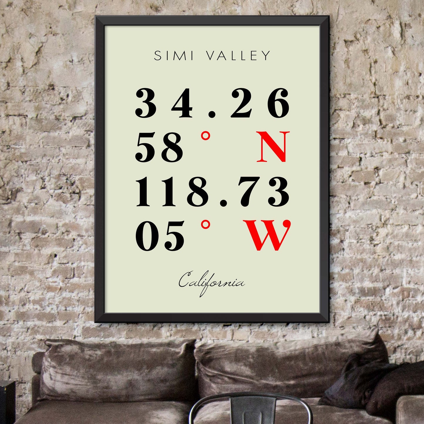 Simi-Valley Coordinate Map