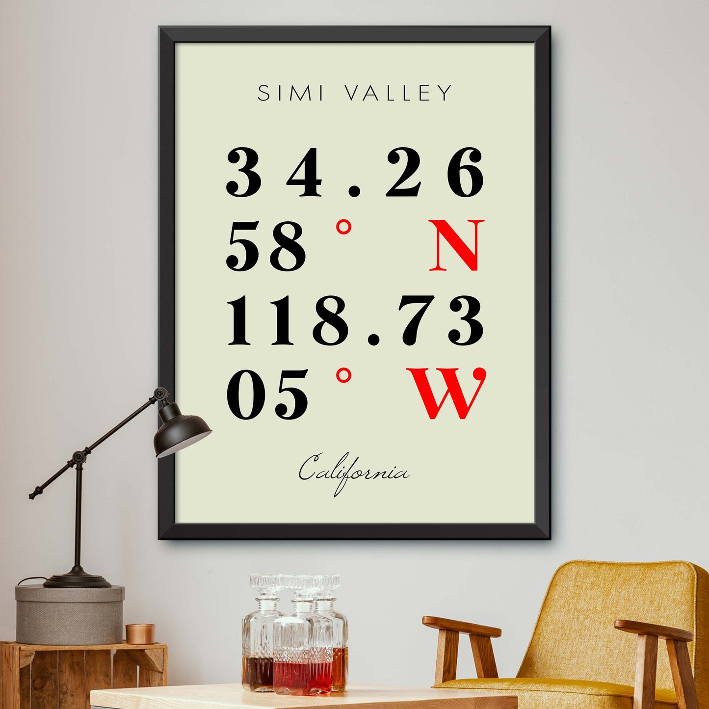 Simi-Valley Coordinate Map
