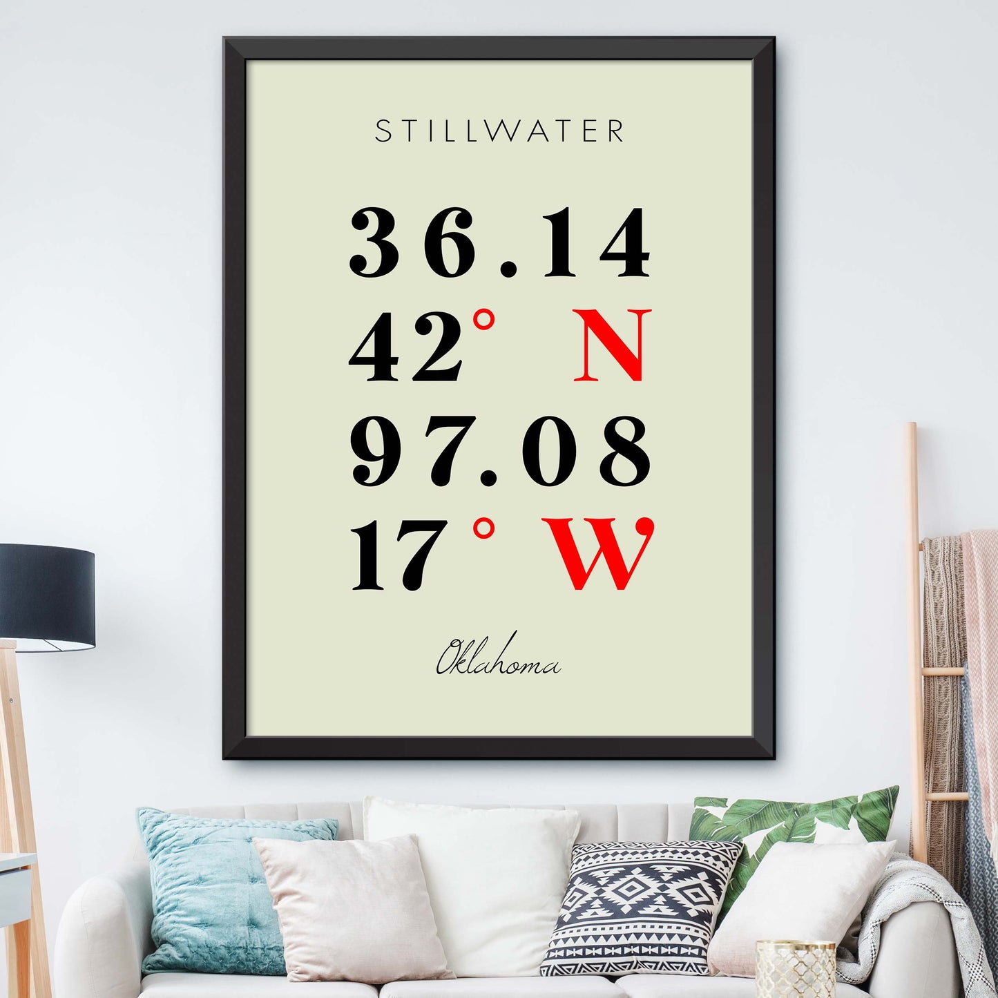 Stillwater Coordinate Map