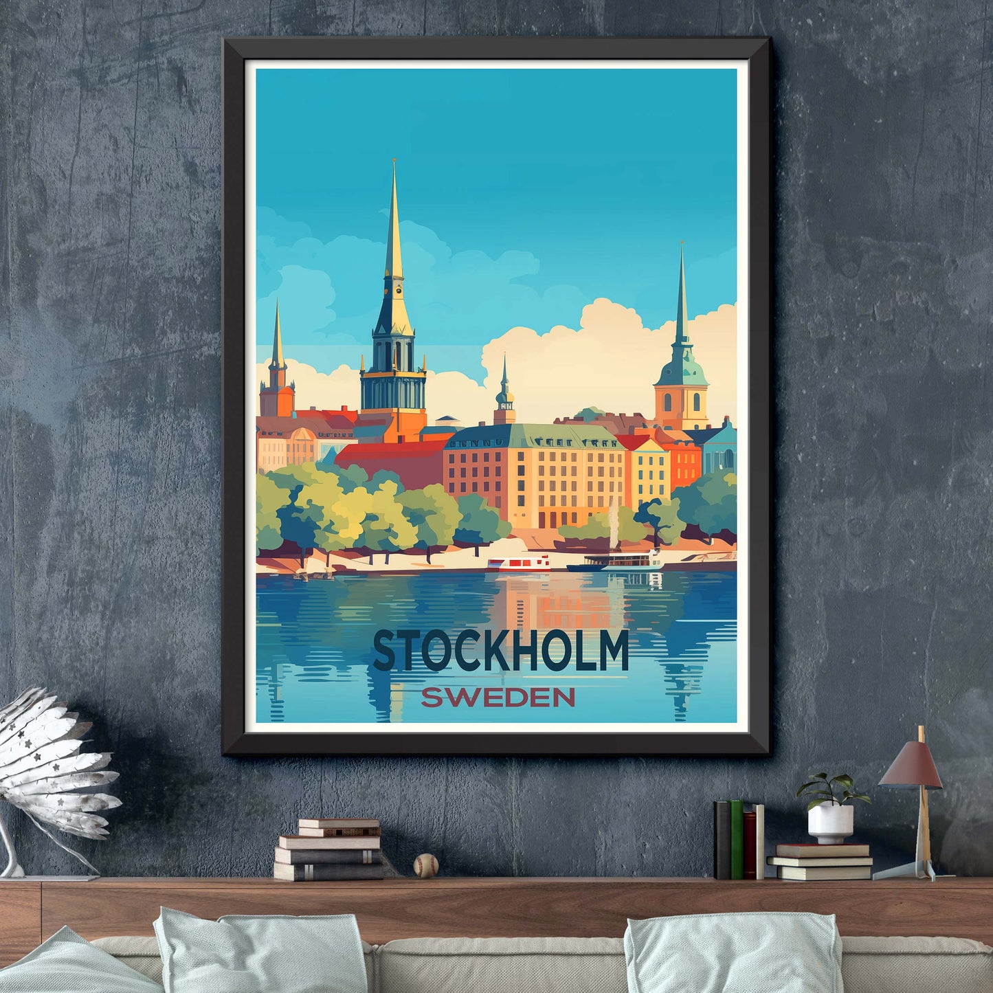 Stockholm_Sweden, City Travel Print