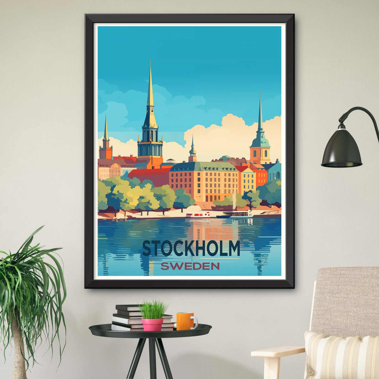 Stockholm_Sweden, City Travel Print