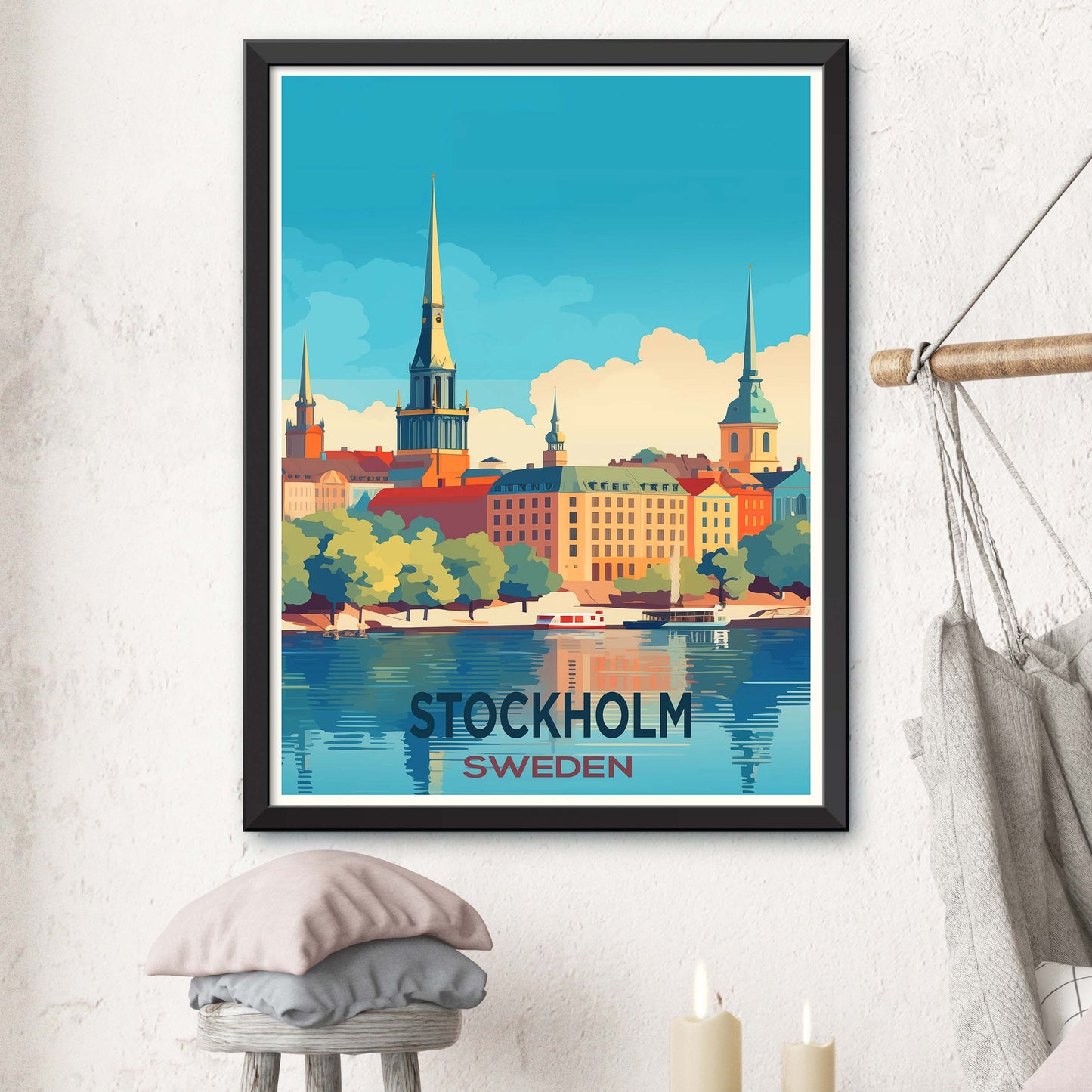 Stockholm_Sweden, City Travel Print