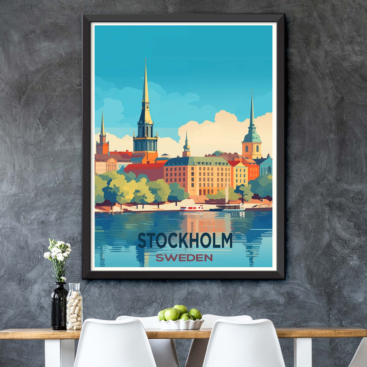 Stockholm_Sweden, City Travel Print