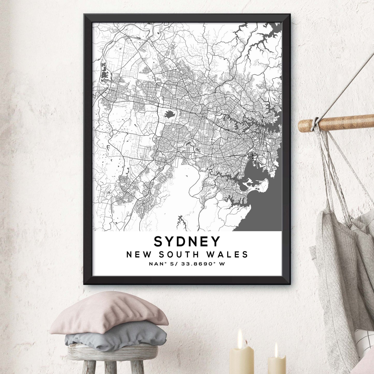 Sydney,New-South-Wales Map Print