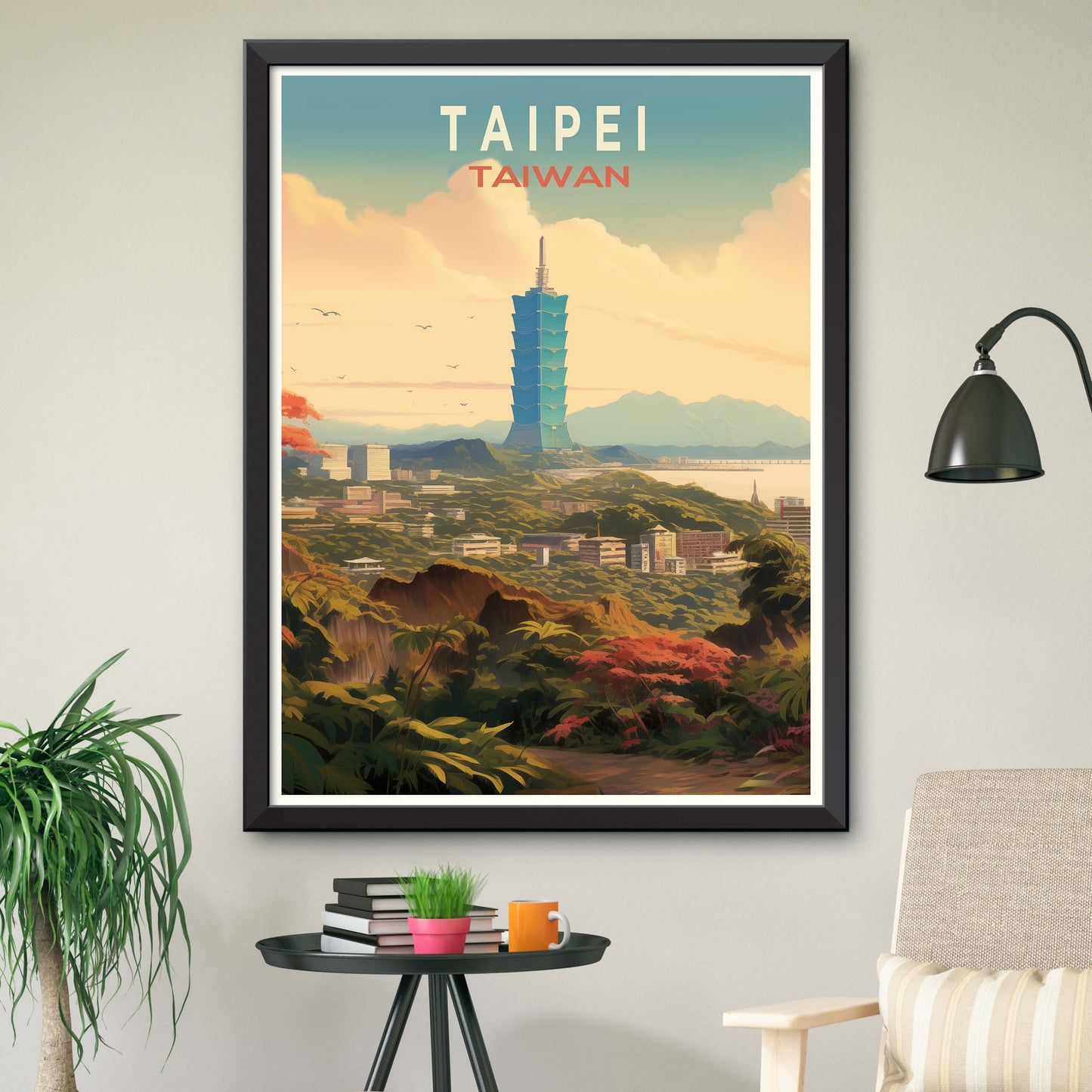 Taiwan_Taipei, City Travel Print