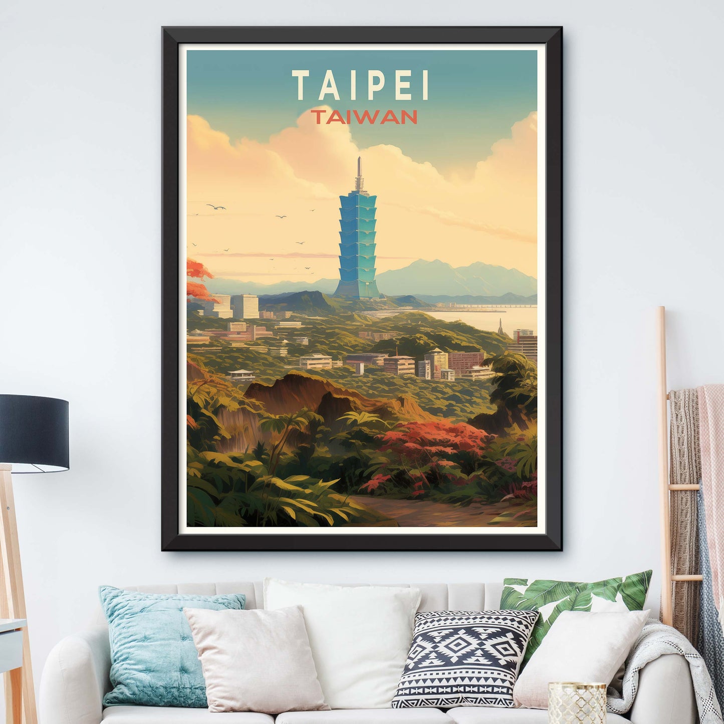 Taiwan_Taipei, City Travel Print