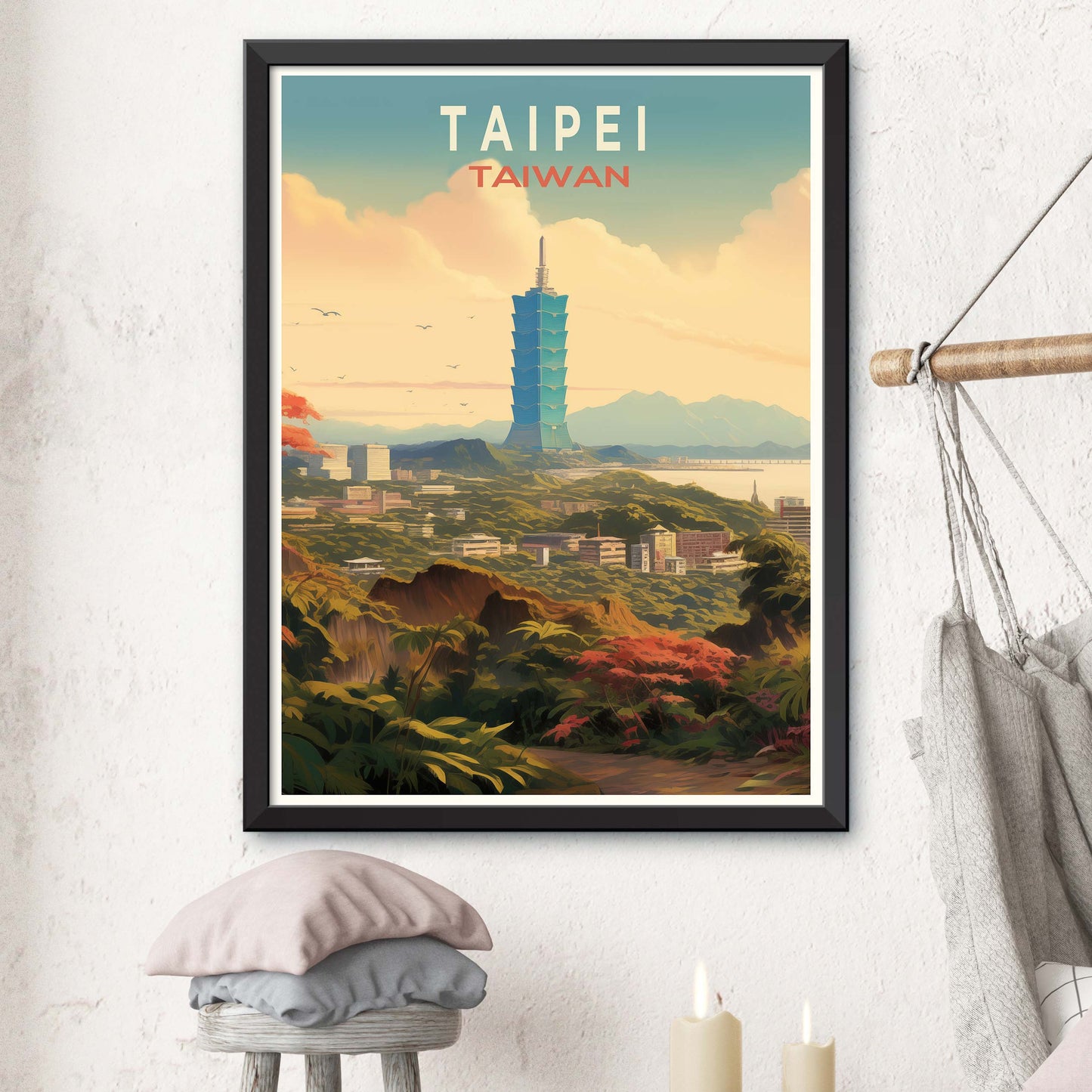 Taiwan_Taipei, City Travel Print