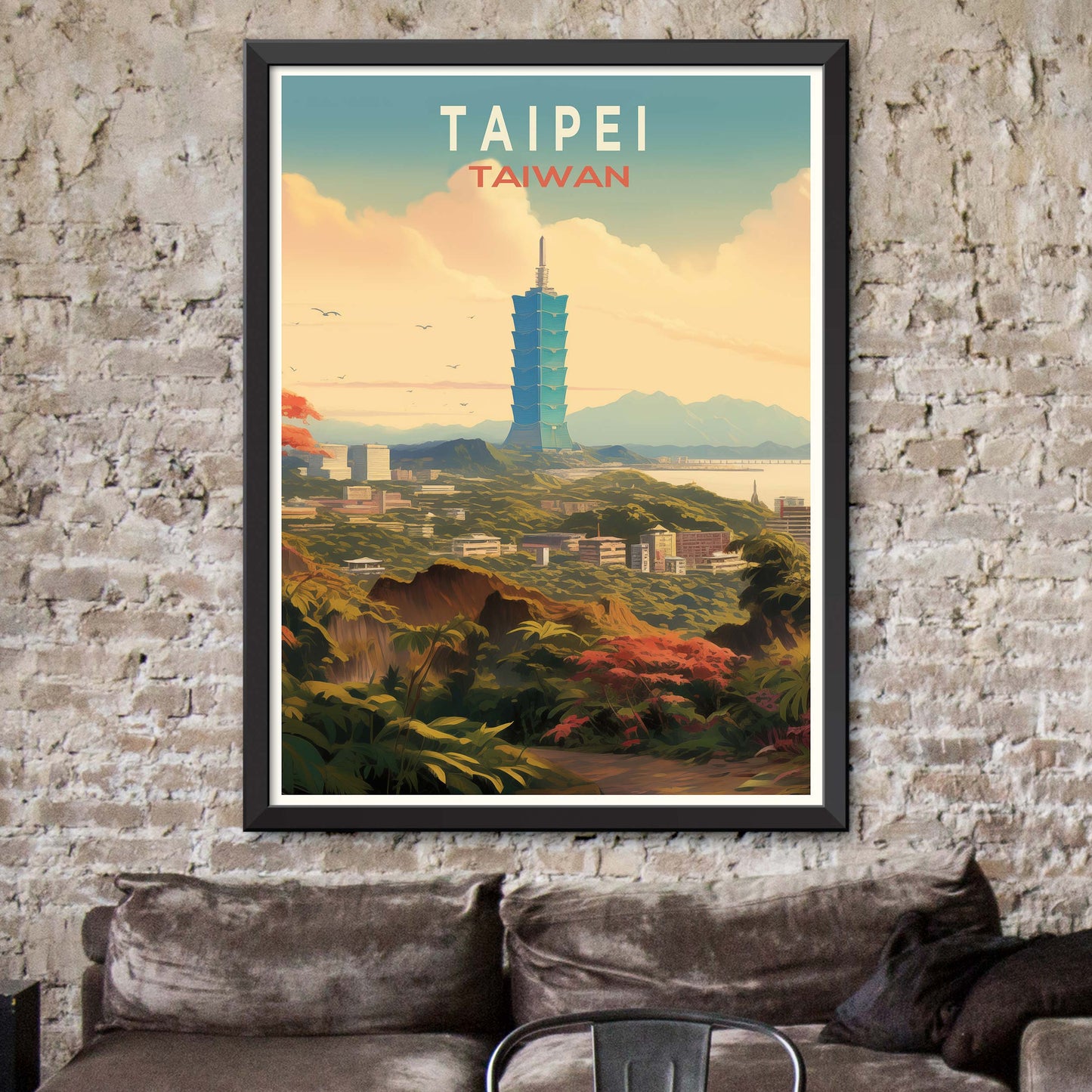 Taiwan_Taipei, City Travel Print