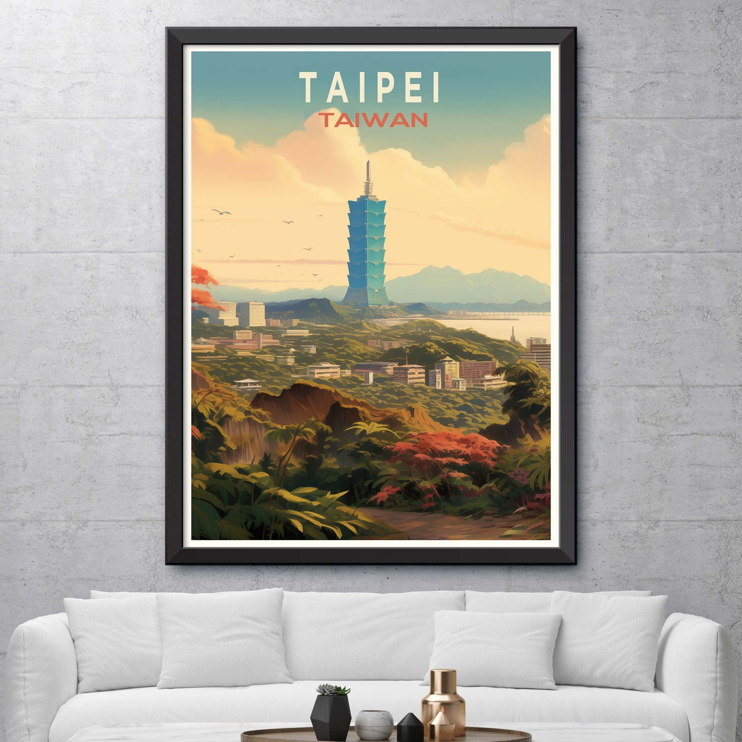 Taiwan_Taipei, City Travel Print