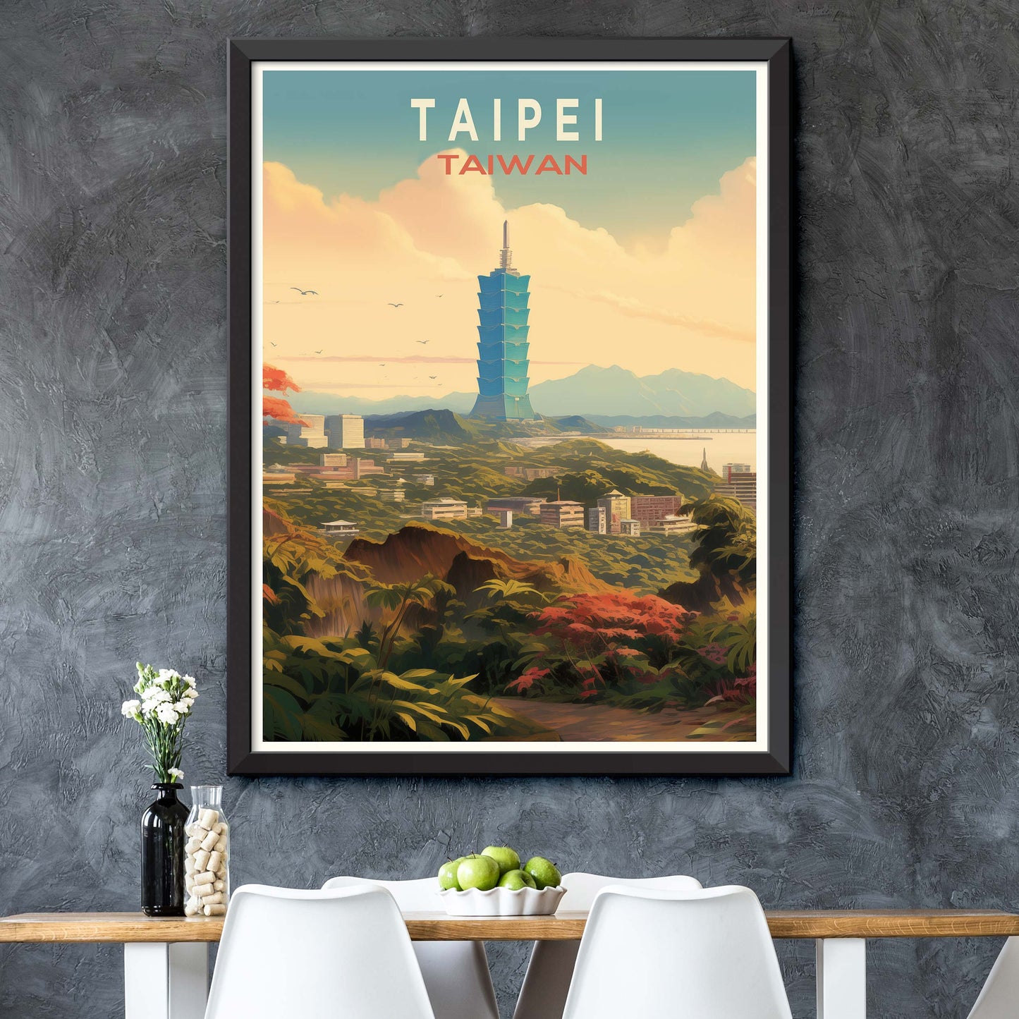 Taiwan_Taipei, City Travel Print