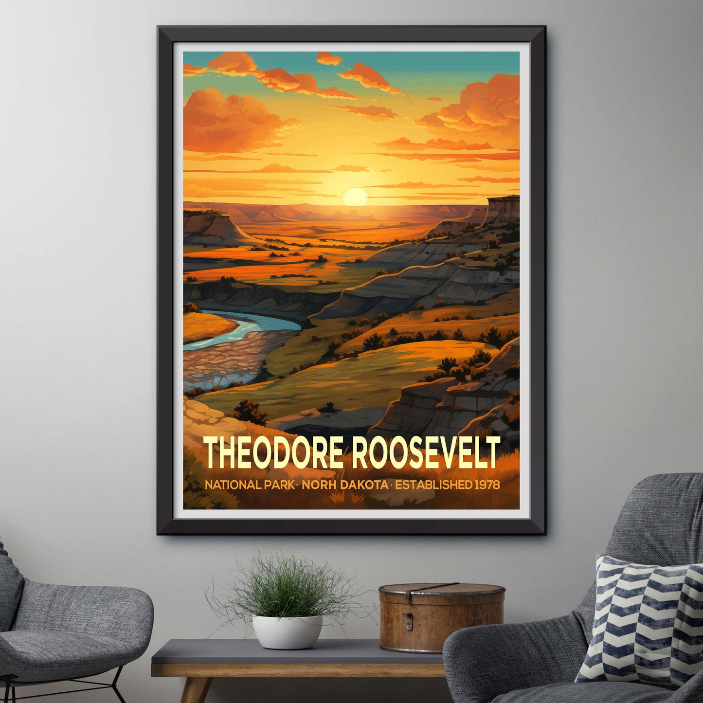 Theodore Roosevelt National Park Print