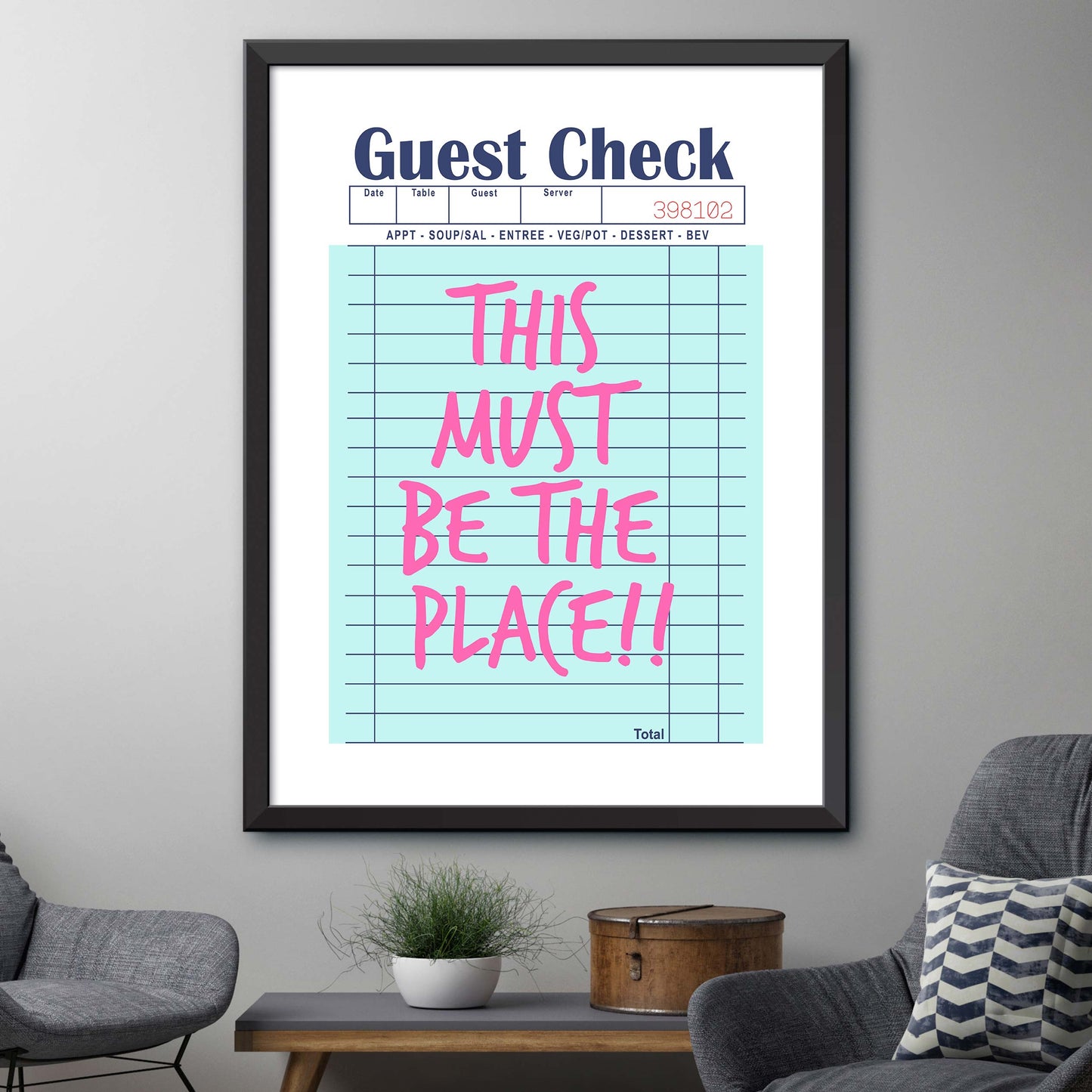 This Must Be The Place!! Print