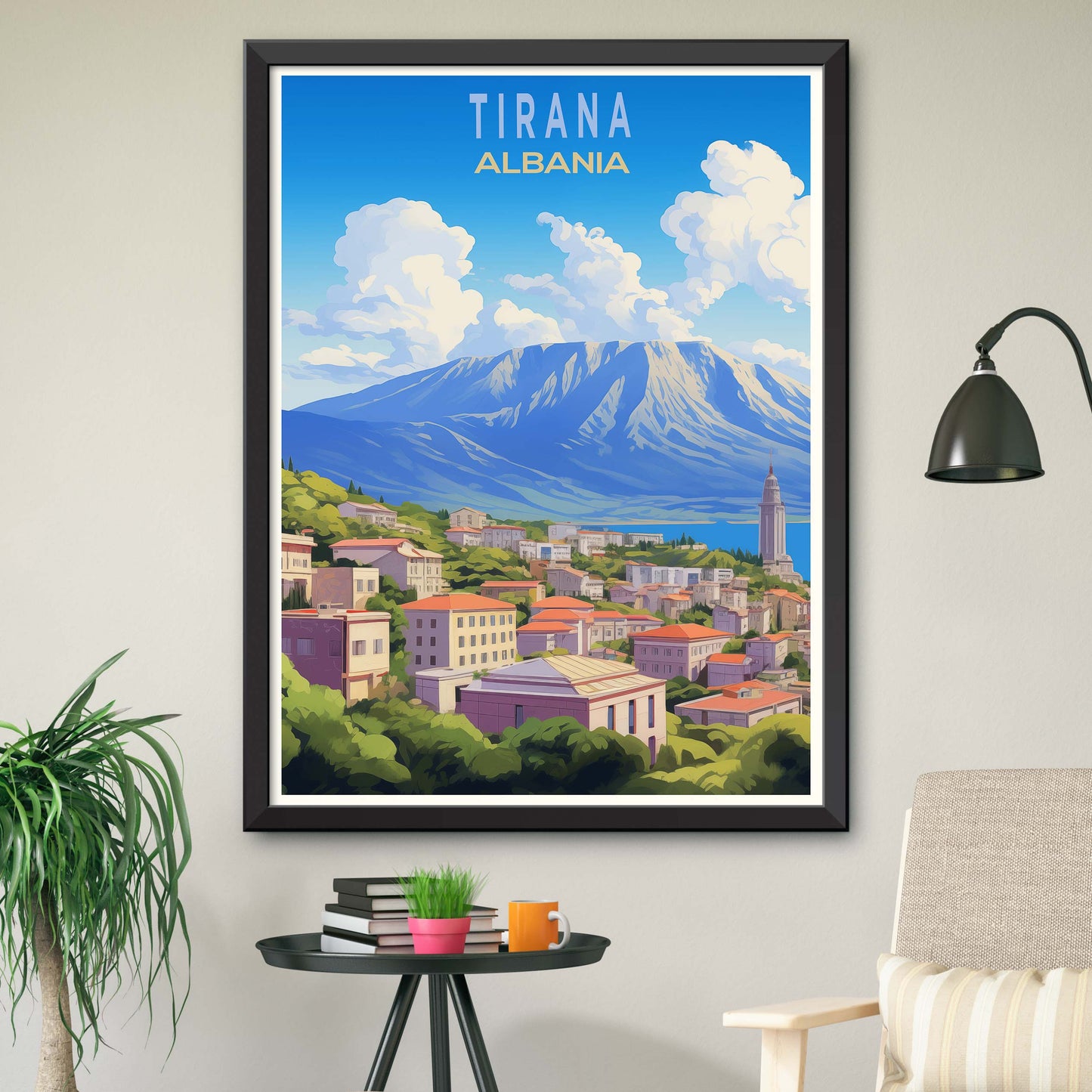 Tirana_Albania, City Travel Print