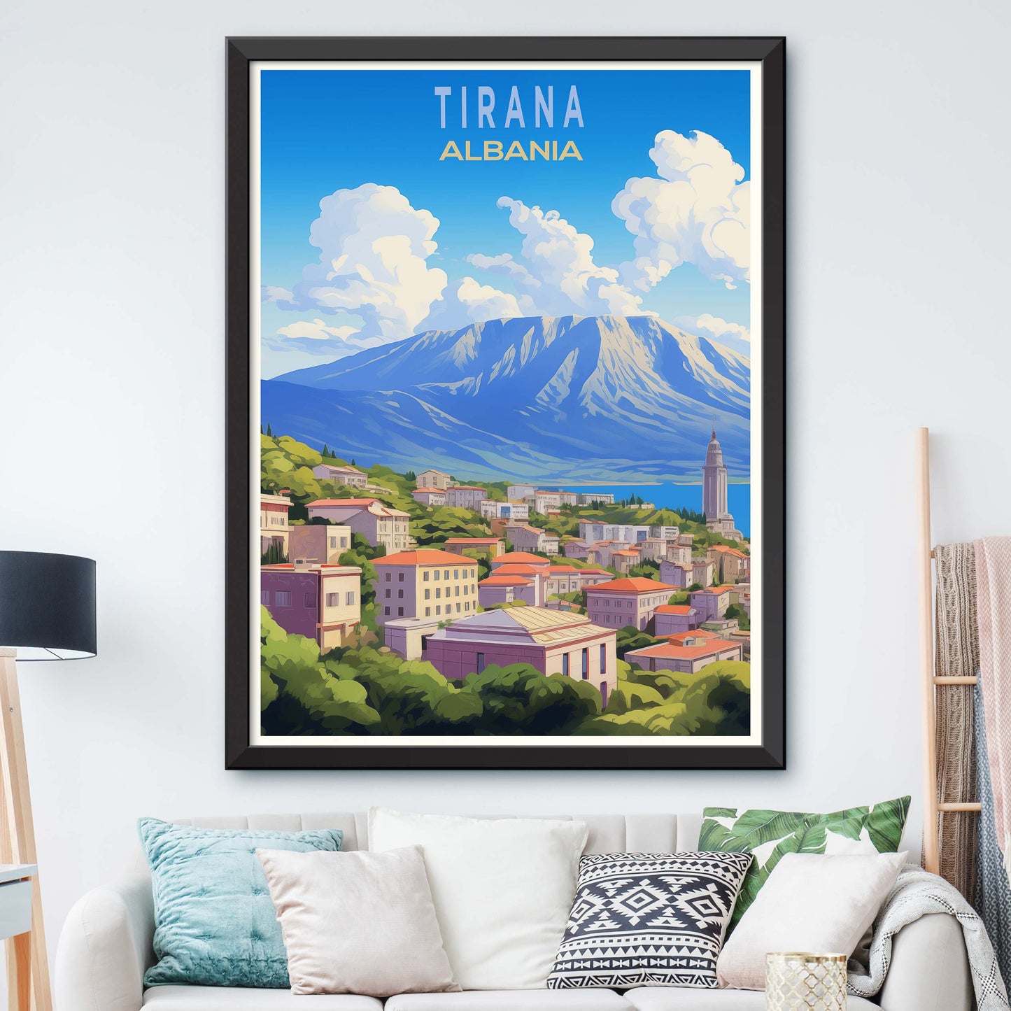 Tirana_Albania, City Travel Print