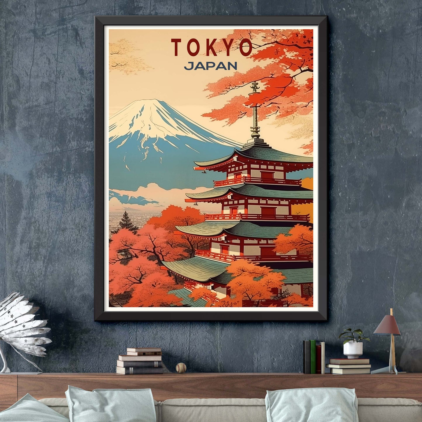 Tokyo_Japan, City Travel Print Wall Art Painting