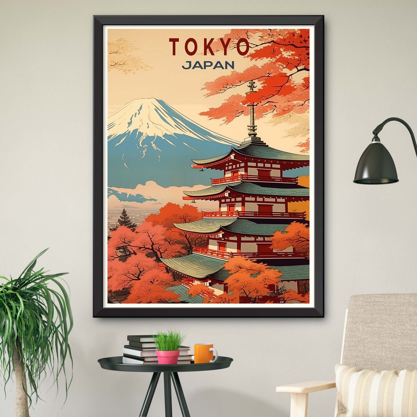 Tokyo_Japan, City Travel Print Wall Art Painting