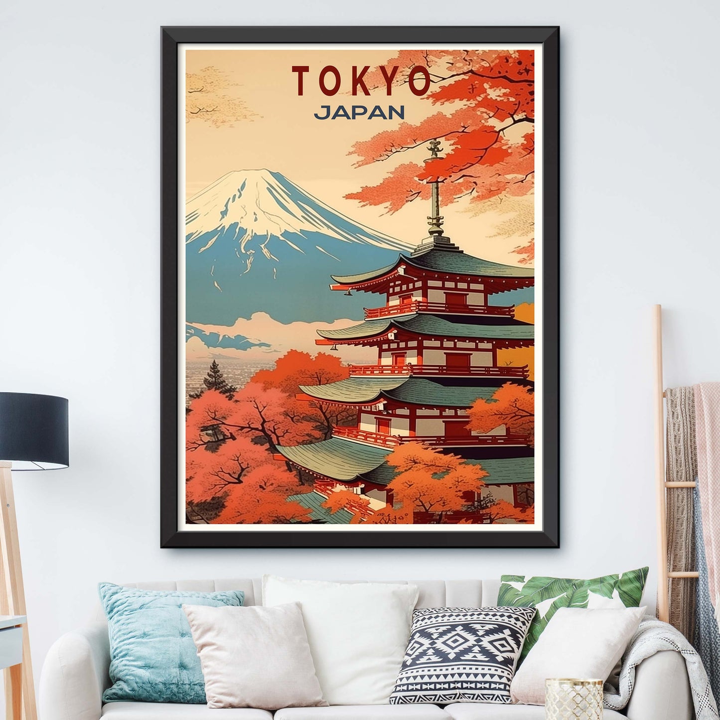 Tokyo_Japan, City Travel Print Wall Art Painting