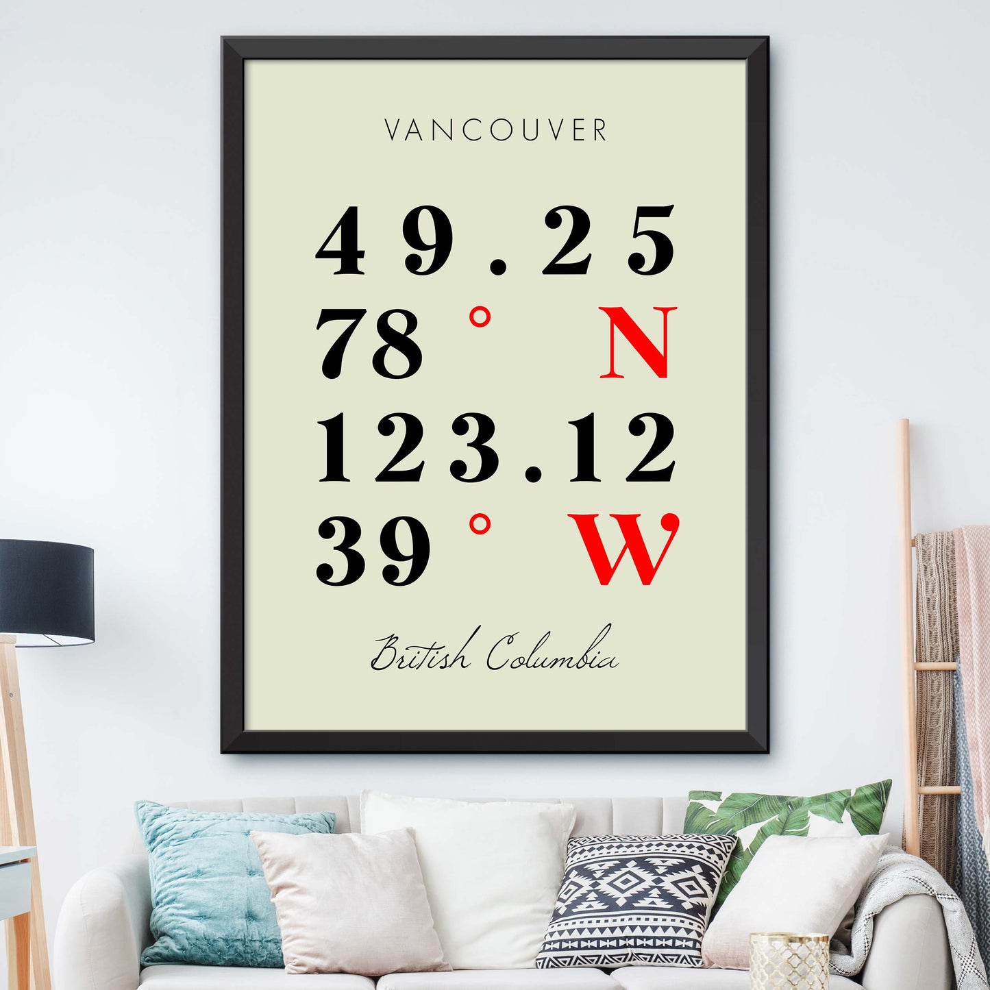 Vancouver Coordinate Map