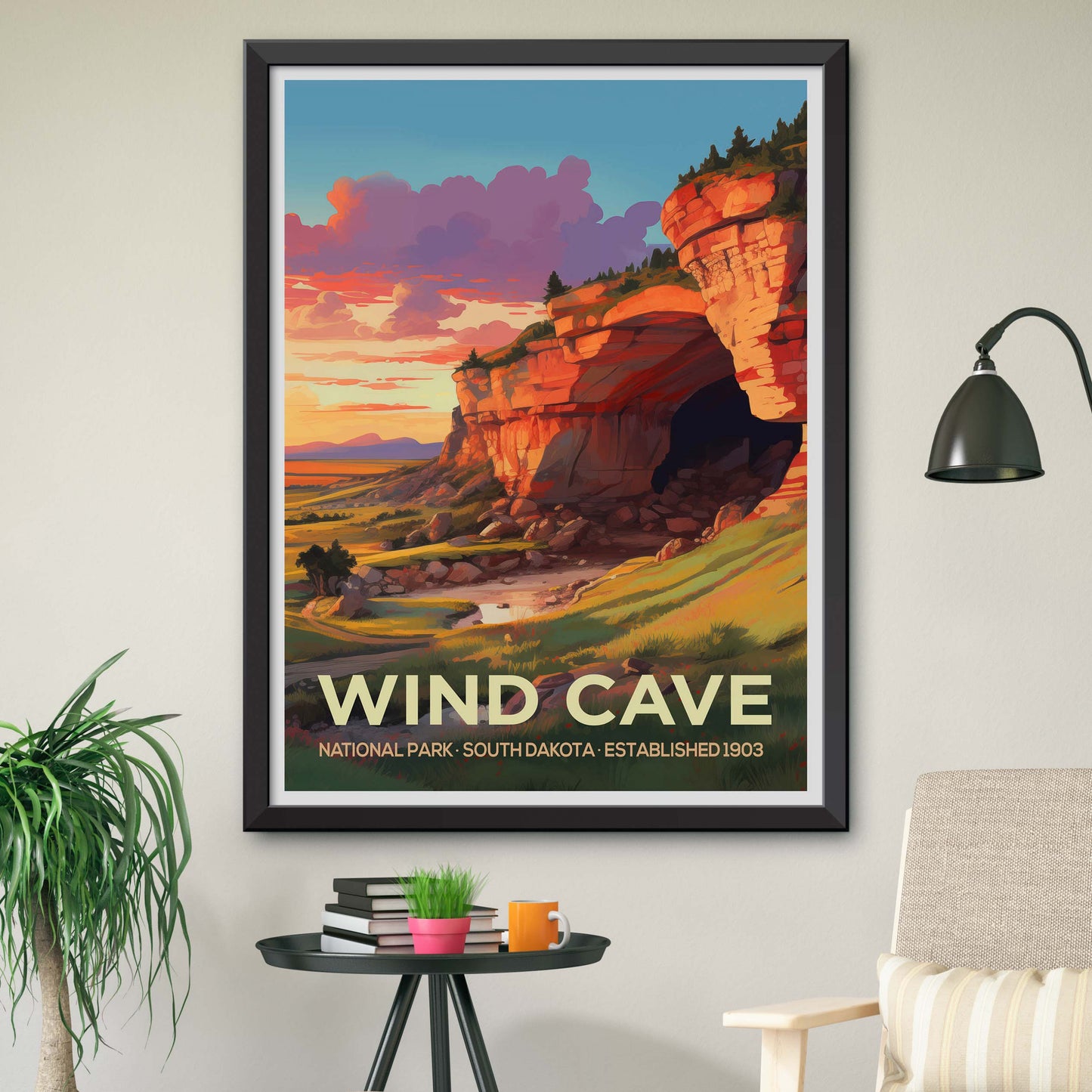 Wind Cave National Park Travel Print