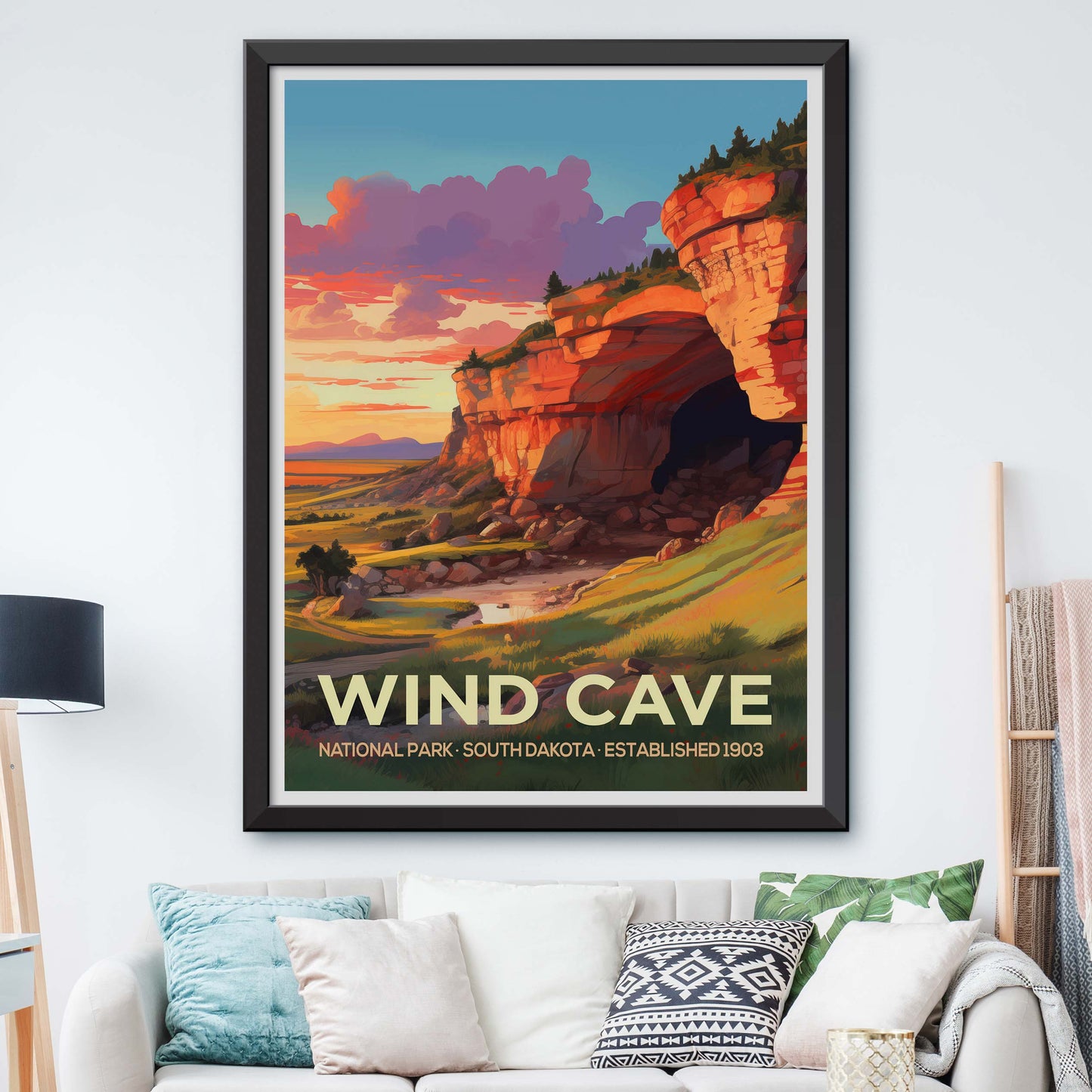 Wind Cave National Park Travel Print