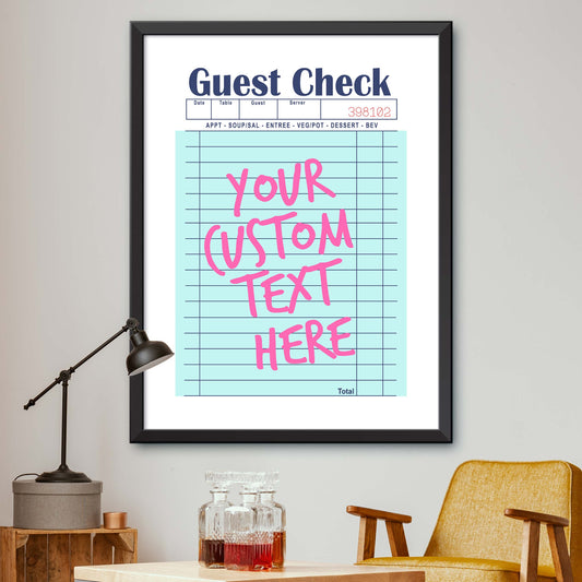 Your Custom Text Here Poster