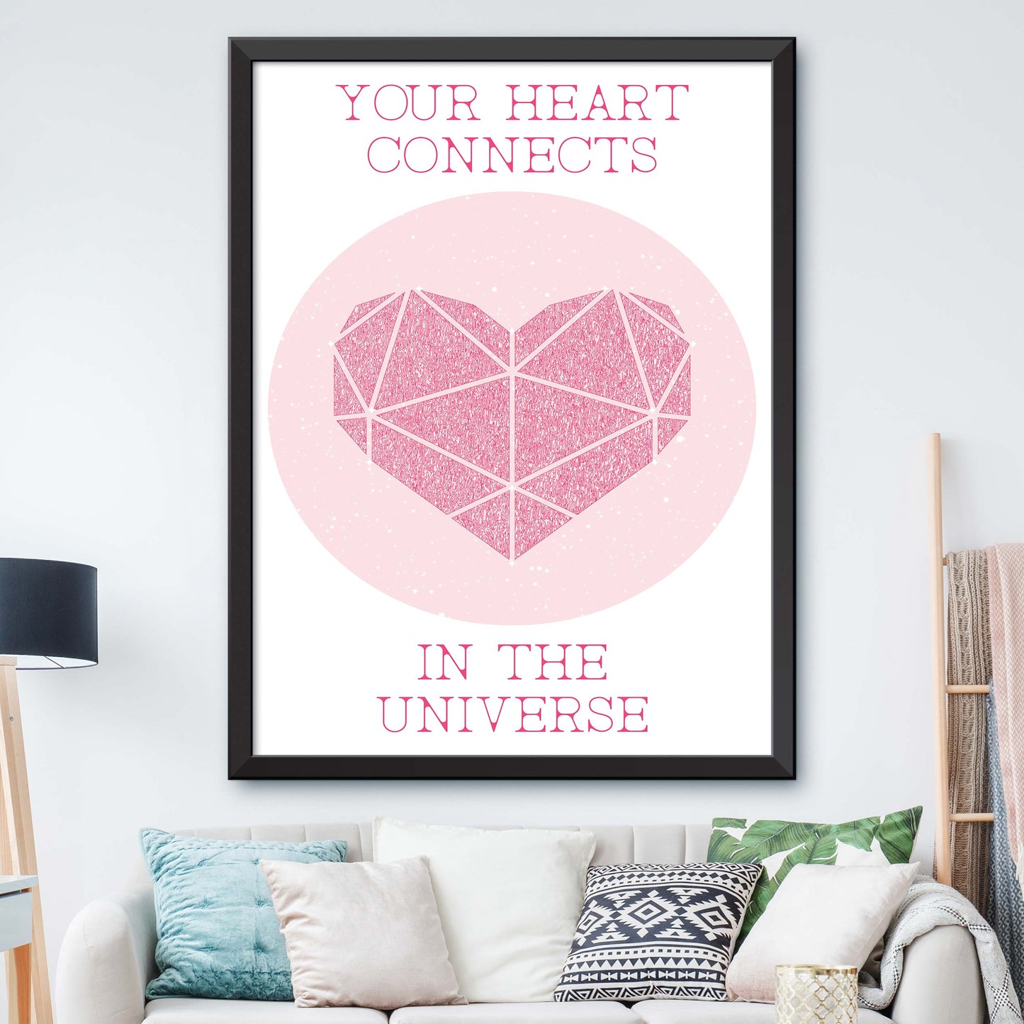 Your Heart Connects In The Universe Print