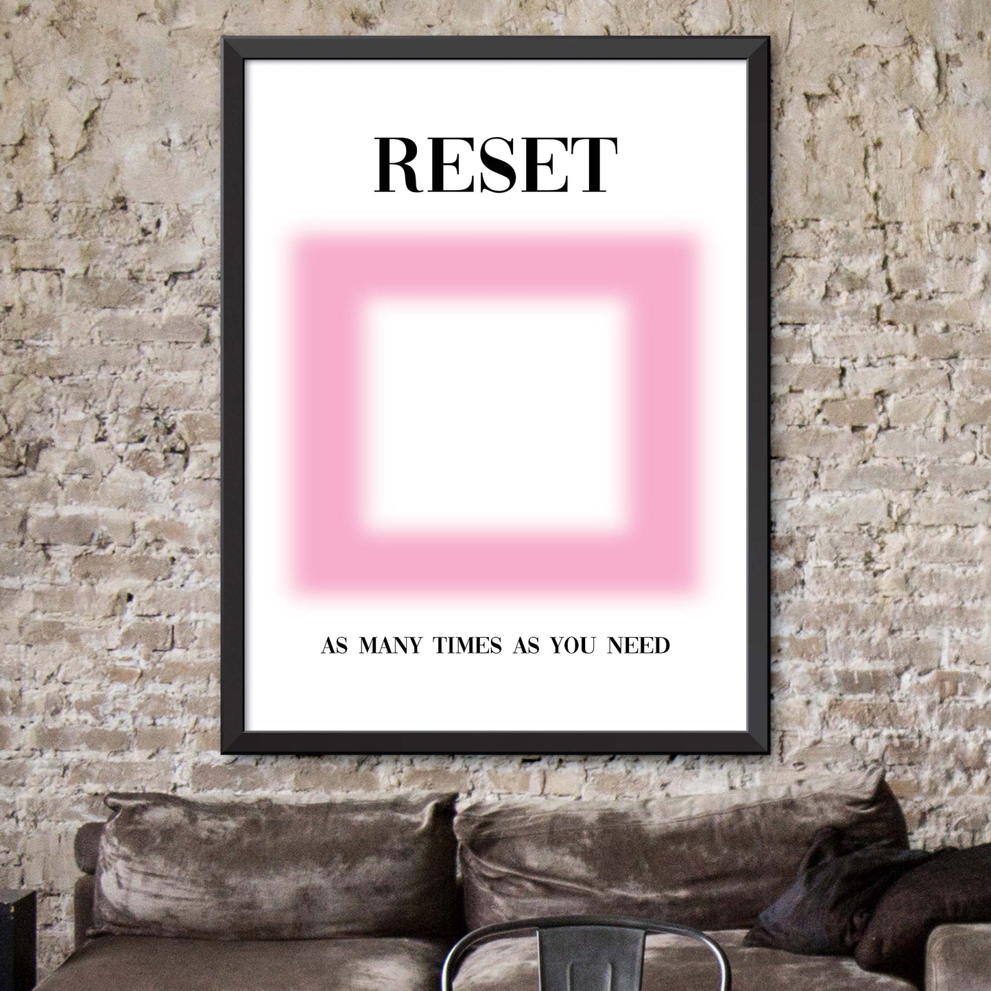 Reset As Many Times As You Need Poster